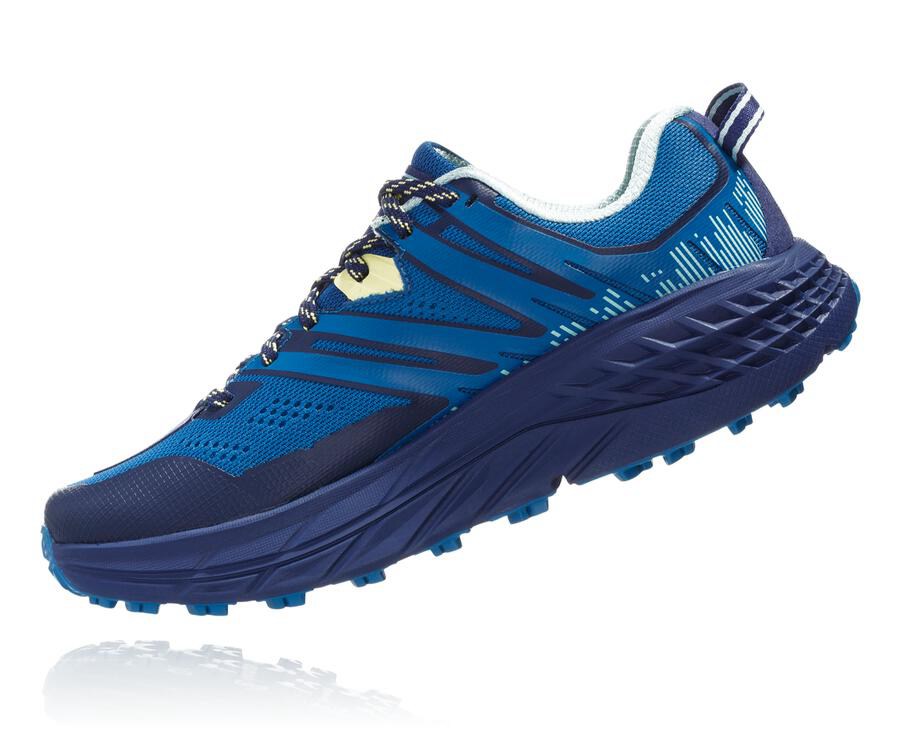 Trail Shoes Womens - Hoka One One Speedgoat 3 - Blue - BYXMELC-13